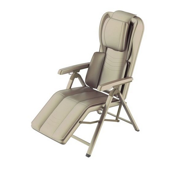 Foldable rolling and tapping massage chair